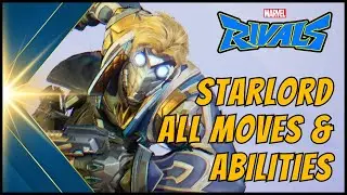 Marvel Rivals: Starlord Gameplay Guide | Full Moveset Preview & Crushing Matches