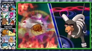 Thick Fat Hariyama vs Super Houndoom? (Pokemon X and Y Wifi Battle) #45 Xenon3120 vs FlamingAxel