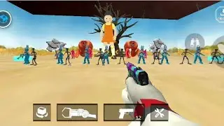 Square game Strange animals Vs The Super Start Camera Man in Sandbox in space.