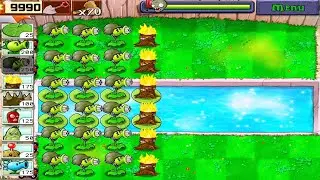Plants vs Zombies || 24 Gatling Pea vs 99 Zombies || Full Highlight HD [ 1080p ]