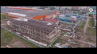 Курганский индустриальный парк, КЗКТ, восстановление цеха.