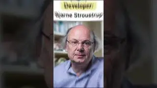 C++ Developer #BjarneStroustrup #programmingfacts