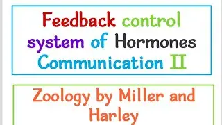 Feedback control system of hormones / communication II / Zoology bsc