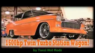 1600+ HP Twin-Turbo ’55 Chevy Nomad Build & Ride | Dave Tucci Jr Interview | Syracuse Nationals