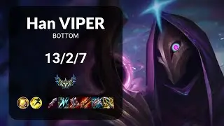Han Viper Jhin vs Draven BOTTOM - KR  Patch 14.17