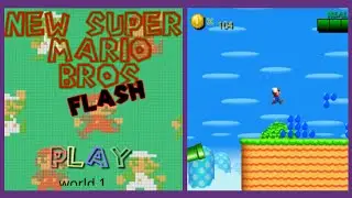 New Super Mario Bros Flash (World 1)
