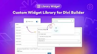 Initializing Custom Widget Library for Divi Builder