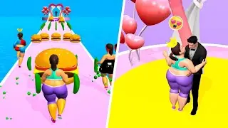 Healthy Run 👸🍔All Levels1-21 Gameplay Trailer Android/IOS - New Game#shorts#healthyrung #healthyrun