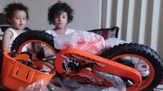 🔥$فاجأت آسر بدراجة جديدة🔥