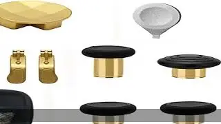 EASEGMER Elite Series 2 Controller Accessories Metal Replacement Thumbsticks for Elite Controller S
