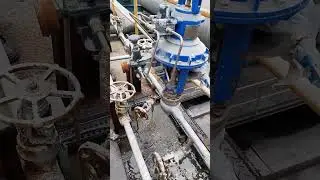 drain properly before charging any unused steam line #powerplant #energy