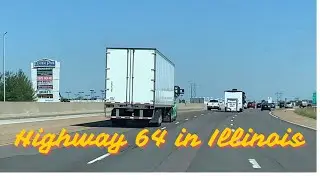 DRIVE HIGHWAY 64 !!! FROM MID-AMERICA St.LOUIS AIRPORT TO FAIRVIEW HEIGHTS, ILLINOIS USA Jun-01-25.