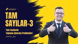 Tam Sayılar - 3 (Tam Sayılarda Toplama Çıkarma Problemleri) + PDF #7.sınıf #matematik
