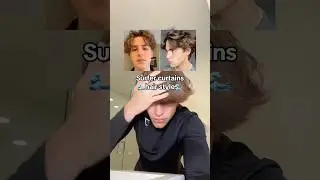 Surfer curtains hair style 🌊🏄&zwj;♂️