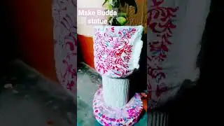 Making Buddha pots at home with plastic bottle & putty Elegant Buddha home decor