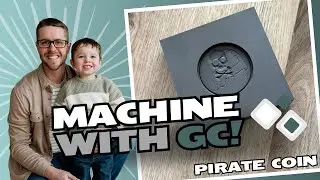 🔥 Machining a Custom Graphite Mold | Pirate Coin Metal Casting! 🏴&zwj;☠️💰