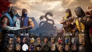 Mortal Kombat 1 But MKX Style Scorpion Vs Sub-Zero