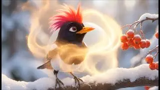 Mocking Magpie & the Berry Crown | Tsutsu&rsquo;s Winter Wonderland