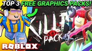 Top 3 BEST FREE Graphics Packs For Your ROBLOX GFX... (Roblox)