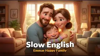 Slow English Daily | English Education | English Story | Emmas Happy Family #english #learnenglish