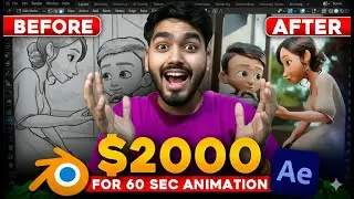 I charged ₹1,66,000 for this 60-second of 3D Animation!