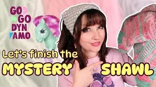 FINISHING my Mystery Shawl In A Week -  CLUE 4 &hearts; 2024 MKAL Vlog 3 | Shaiyeh