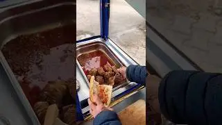 Famous Turkish food, lamb intestine #asmr #food #viral #turkishfood
