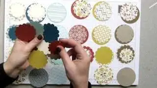 Stampin Up UK Large Scallop & Circle Punch Combinations