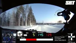Jari Ketomaa Incar Skoda Fabia R5 TEST 2022 SUPER FAST , Snow Rally Rings , Mustaselk&auml; SS