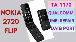 Nokia 2720 Flip TA-1170 Qualcomm Imei repair  daig port on repair modem and security