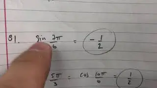 HA2T - Unit 5 - Trig Identities #81-82