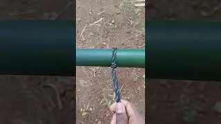 The Best Bamboo Lashing Knot  #tricks #ideas