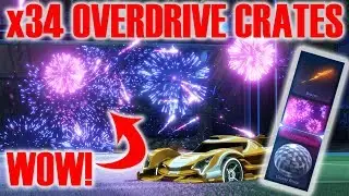 Crate Theory: 34 Overdrive Crates - Black Market, Painted Turbine, Painted Centio and More!