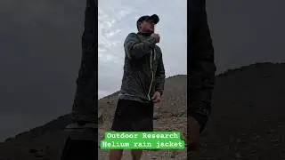 Лучший дождевик для походов. Outdoor Research Helium. #backpacking #pnw #hiking #mthood