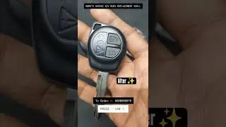 Save Time and Money! 💫 DIY Suzuki Broken Key Shell Replacement #shorts #key #flipkey