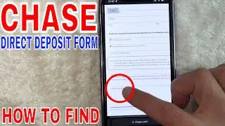 ✅ Как найти форму прямого депозита Chase 🔴