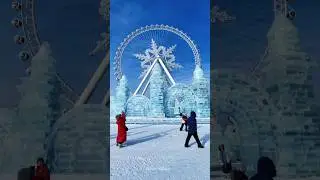 Harbin Ice and Snow World, Heilongjiang. #icearchitecture #harbin #northernchina #frozenkingdom #