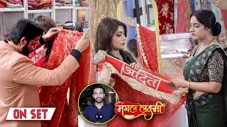 Mangal Lakshmi ON SET: Adit Saumya Ki Wedding Shopping Par Pohchi Mangal, Adit Ko Laga DARR