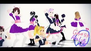 [MMD] One, Two, Three (TDA Akiba Maid War Characters and Self Models + OC)