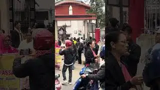 Monipuri community protest ✌🏻 #shorts #silchar #manipuri #protest