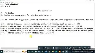 Lecture 6|Computer science|