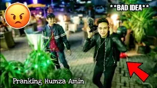 *PRANKING HUMZA AMIN IN PUBLIC* | *BAD IDEA* | YoutubersFutFest