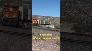 Mega Monster! Train! CSX BNSF Norfolk Southern Power 6 Locomotives! Watch The Full Video in 4KHDR