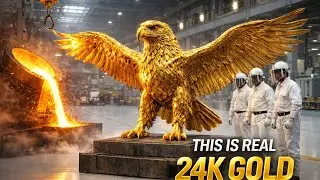 World&rsquo;s Most Expensive Eagle? | Pure 24K Gold Factory