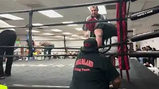 Coach Eric fight dreamland boxing . Masters fight night