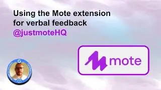 Daren White shows how to use mote with Google Slides