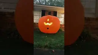 The best Halloween inflatable is Trick Ghastly the Singing Inflatable Pumpkin