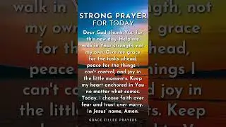 #prayerfortoday #morningprayer #christianprayer #love #amen #gospel #jesuslovesyou #faith #prayer