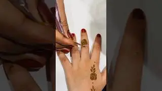 Minimal Henna art ❤️ #henna #mehndi #artist #hennawork #fyp #uae #shorts