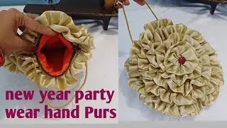 New year party 🥳 wear hand Purs design meking at home #fashiondesign #hand purse 👛 #viralvideo 🥰🥰🥰